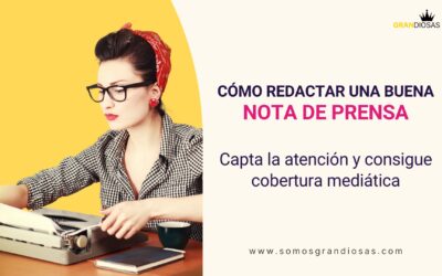 Cómo hacer una buena nota de prensa